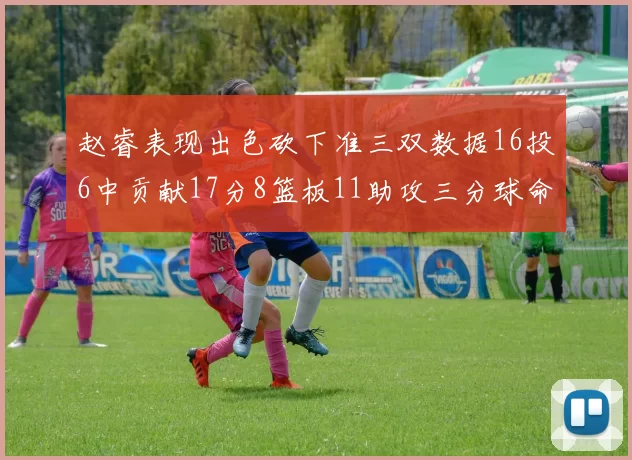 赵睿表现出色砍下准三双数据16投6中贡献17分8篮板11助攻三分球命中率高达385